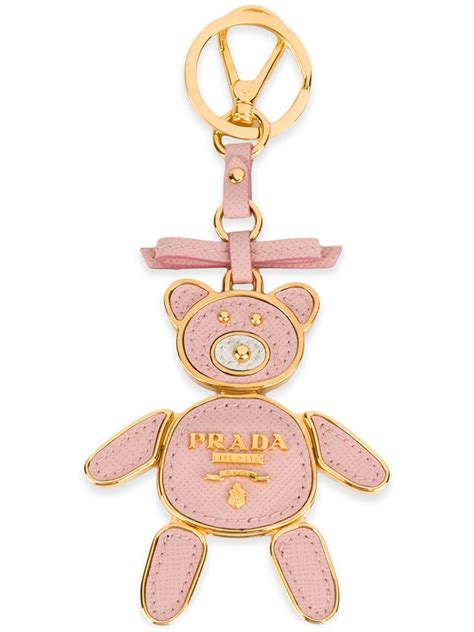 prada key card holder|prada teddy bear keychain.